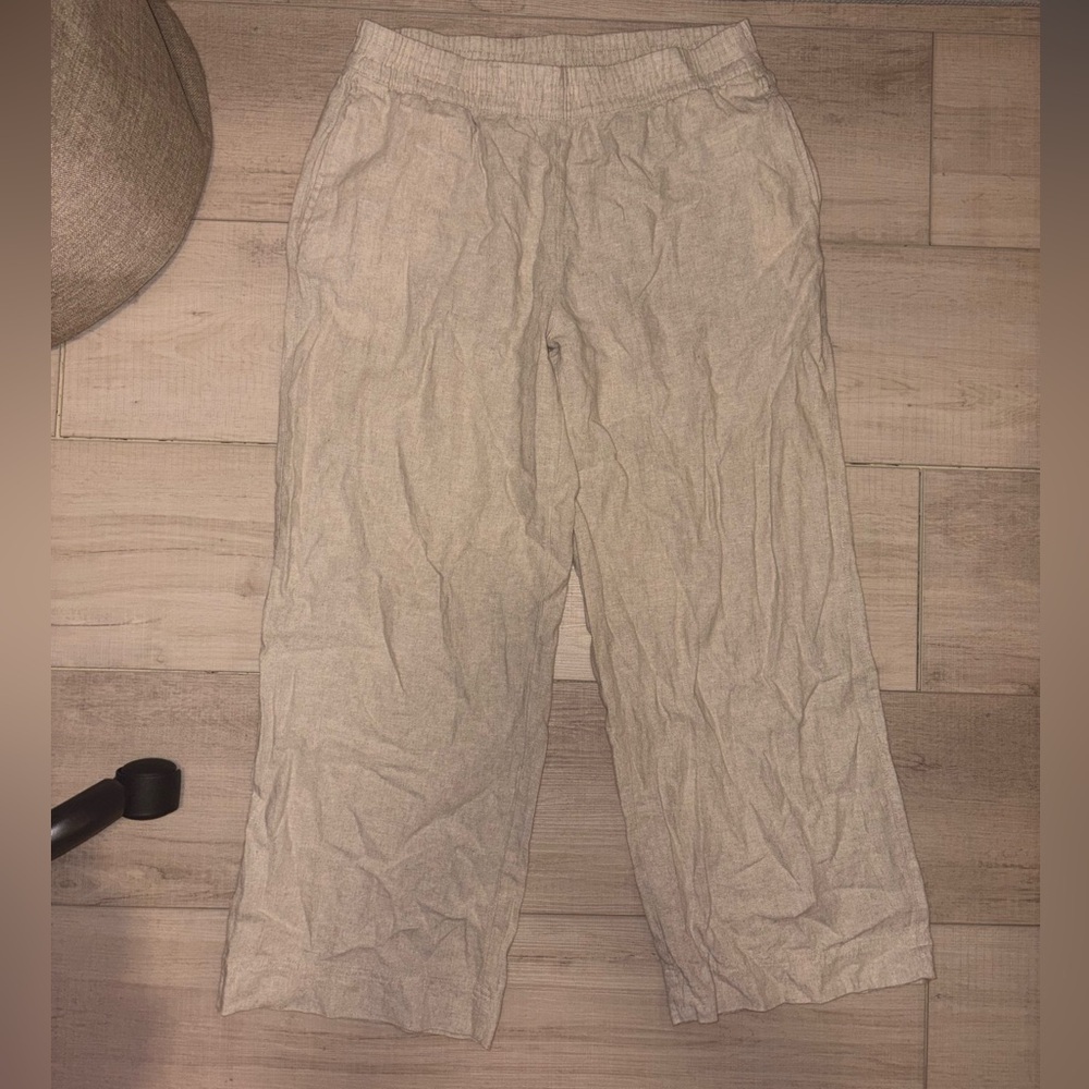 Old Navy Linen Blend Wide Leg Pant